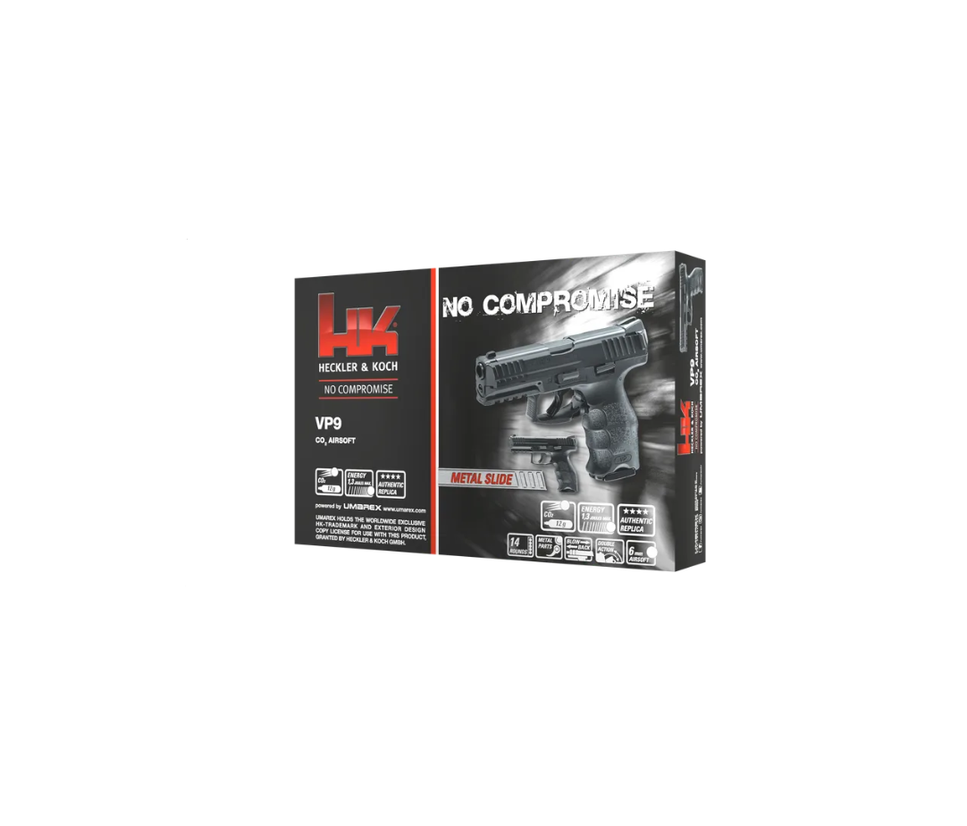2.6422 - Heckler&Koch VP9 BLK 6 mm CO2 < 1.3 J 14R