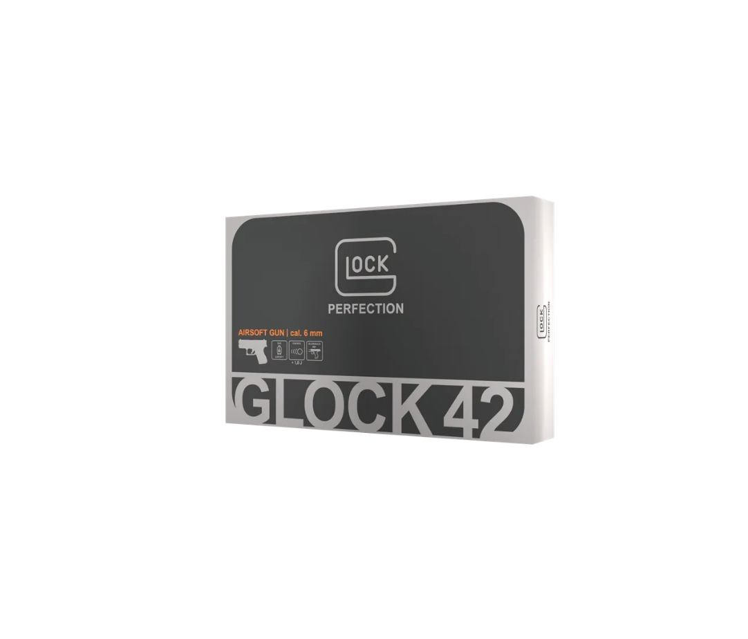 2.6410 - GLOCK 42 BLK 6 mm GBB < 1.0 J 10R